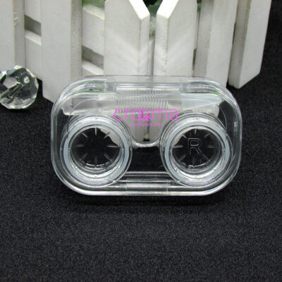 Estuche portalentes. Set transparente para guardar y manipular tus lentes de contacto. En este estuche encontrarás: Portalentes X 1 Pinzas X 1 Chupa Extractora X 1